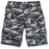 Carhartt Mens Rugged Relaxed Leg Pocket Camo Cotton Cargo Shorts -Sporty Tops Sales 100279 071 01
