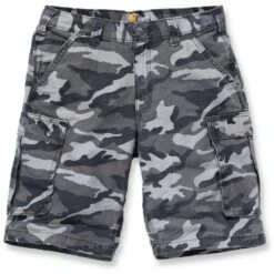Carhartt Mens Rugged Relaxed Leg Pocket Camo Cotton Cargo Shorts