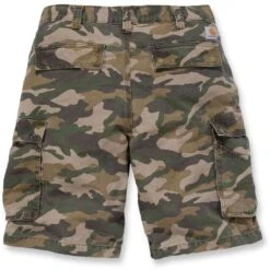Carhartt Mens Rugged Relaxed Leg Pocket Camo Cotton Cargo Shorts -Sporty Tops Sales 100279 294 02
