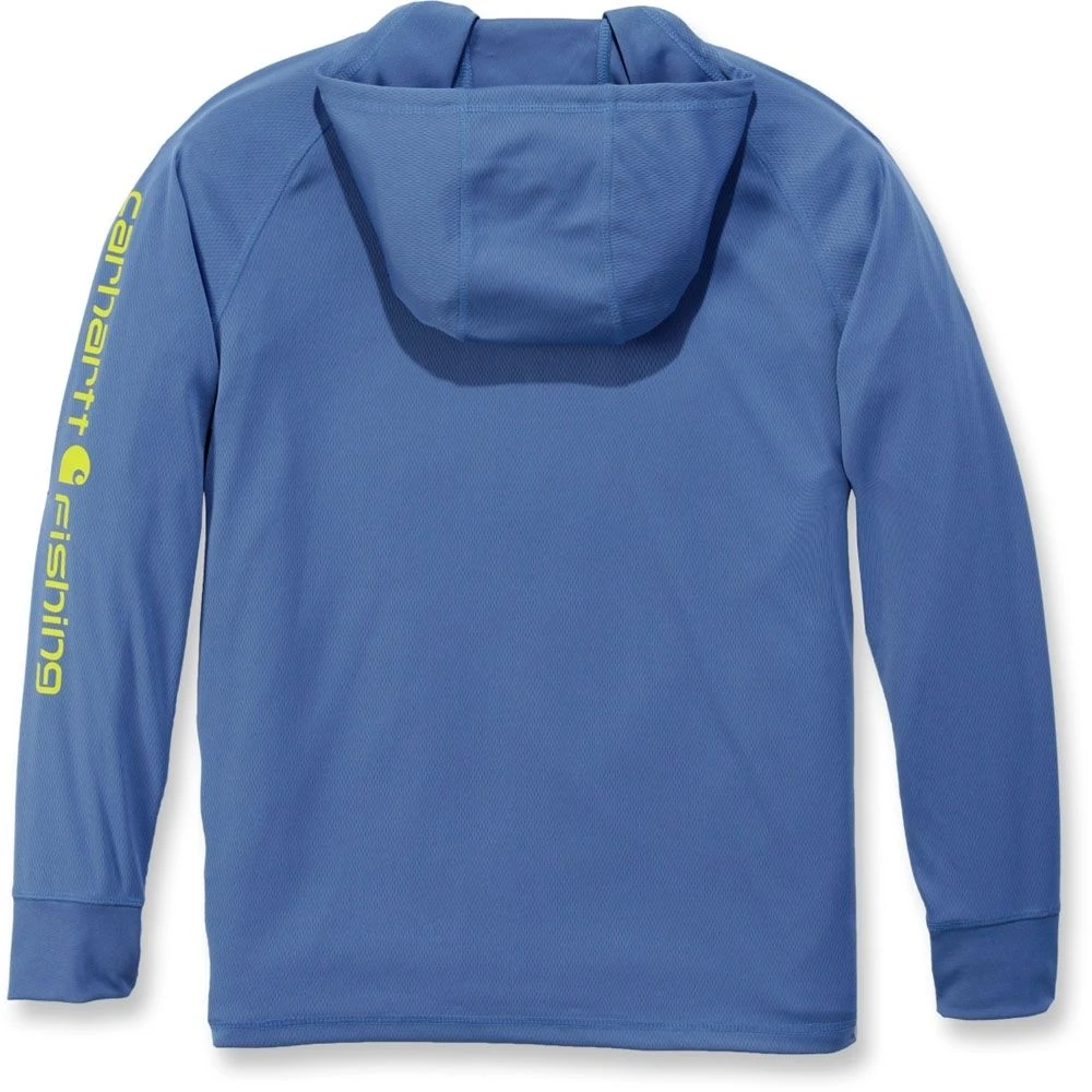 Carhartt Mens Fishing Hooded Fast Drying Long Sleeve T Shirt 6 Carhartt Mens Fishing Hooded Fast Drying Long Sleeve T Shirt - Image 4