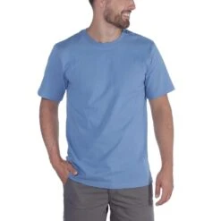 Carhartt Mens Non-Pocket Heavyweight Relaxed Fit T Shirt 24 Carhartt Mens Non-Pocket Heavyweight Relaxed Fit T Shirt -Sporty Tops Sales 104264 fhb 03