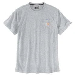 Carhartt Mens Force Flex Pocket Relaxed Short Sleeve T Shirt -Sporty Tops Sales 104616 hgy 01