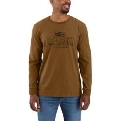 Carhartt Mens Super Dux Graphic Long Sleeve T Shirt