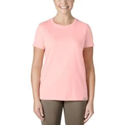 Carhartt Womens Short Sleeve Lightweight Crewneck T Shirt -Sporty Tops Sales 105740 p36 01 1