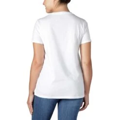 Carhartt Womens Short Sleeve Lightweight Crewneck T Shirt -Sporty Tops Sales 105740 wht 02 1