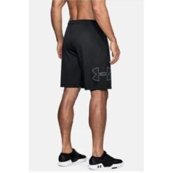 Under Armour Mens Tech Loose Fit Wicking Graphic Shorts -Sporty Tops Sales 1306443 001 02 1