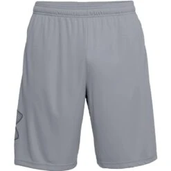 Under Armour Mens Tech Loose Fit Wicking Graphic Shorts -Sporty Tops Sales 1306443 035 03