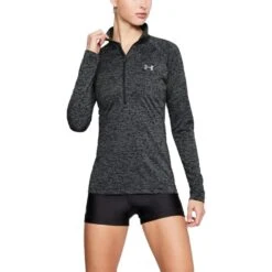 Sporty Tops Sales 17 Under Armour Womens Tech 1/2 Zip Twist Long Sleeve Top