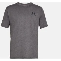 Under Armour Mens Sportstyle Left Chest Short Sleeve T Shirt -Sporty Tops Sales 1326799 019 04