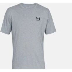 Under Armour Mens Sportstyle Left Chest Short Sleeve T Shirt -Sporty Tops Sales 1326799 036 04