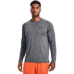 Under Armour Mens Tech Quick Drying Long Sleeve T Shirt 11 Under Armour Mens Tech Quick Drying Long Sleeve T Shirt -Sporty Tops Sales 1328496 012 01 1