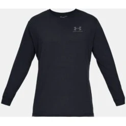 Under Armour Mens Sportstyle Left Chest Wicking Training Top -Sporty Tops Sales 1329585 001 03 2