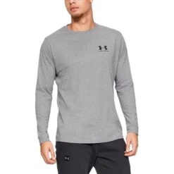 Under Armour Mens Sportstyle Left Chest Wicking Training Top -Sporty Tops Sales 1329585 036 01 1