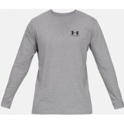 Under Armour Mens Sportstyle Left Chest Wicking Training Top -Sporty Tops Sales 1329585 036 03