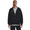 Under Armour Mens Rival Cotton Blend Fleece Full Zip Hoodie -Sporty Tops Sales 1379767 001 01