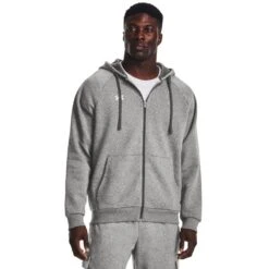 Under Armour Mens Rival Cotton Blend Fleece Full Zip Hoodie 11 Under Armour Mens Rival Cotton Blend Fleece Full Zip Hoodie -Sporty Tops Sales 1379767 025 01