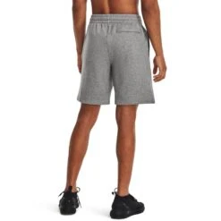 Under Armour Mens Rival Cotton Blend Fleece Shorts -Sporty Tops Sales 1379779 025 02