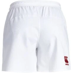 Canterbury Mens England Home Embroidered Logo Athletic Training Shorts -Sporty Tops Sales ccc185 a81 05