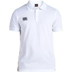 Canterbury Mens Waimak Side Seam Vent Pique Cotton Logo Polo Shirt -Sporty Tops Sales ccc2962 001 03