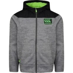 Canterbury Clothing Boys Vaposhield Fleece Zip Through Hoodie Hoody