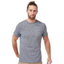 Craghoppers Mens NosiLife Ina Relaxed Fit Short Sleeve Top -Sporty Tops Sales cmt906 4ir 01