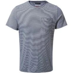 Craghoppers Mens NosiLife Ina Relaxed Fit Short Sleeve Top -Sporty Tops Sales cmt906 4ir 03