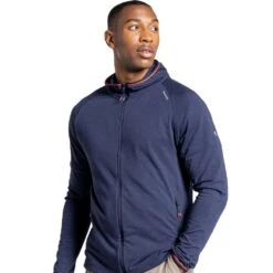 Craghoppers Mens NosiLife Nepos Tailored Fit Hoodie -Sporty Tops Sales cmt967 7v1 01