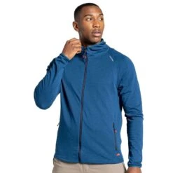 Craghoppers Mens NosiLife Nepos Tailored Fit Hoodie -Sporty Tops Sales cmt967 jt5 01