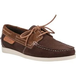 Cotswold Womens Idbury Suede Leather Boat Shoes