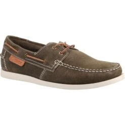 Cotswold Mens Mitcheldean Suede Boat Shoes 22 Cotswold Mens Mitcheldean Suede Boat Shoes -Sporty Tops Sales cot778 kahki 01