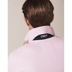 Crew Clothing Mens Classic Pique Classic Fit Polo Shirt -Sporty Tops Sales crw022 clspnk 02