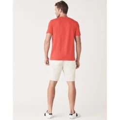 Crew Clothing Mens Garment Dye Cotton Crew Neck T Shirt 18 Crew Clothing Mens Garment Dye Cotton Crew Neck T Shirt -Sporty Tops Sales crw034 dstred 02