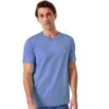 Crew Clothing Mens Crew Classic Washed Jersey T Shirt -Sporty Tops Sales crw121 blue 01