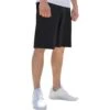 Cotton Addict Mens Casual Cotton Terry Sweatpant Shorts -Sporty Tops Sales ctn093 blac 01