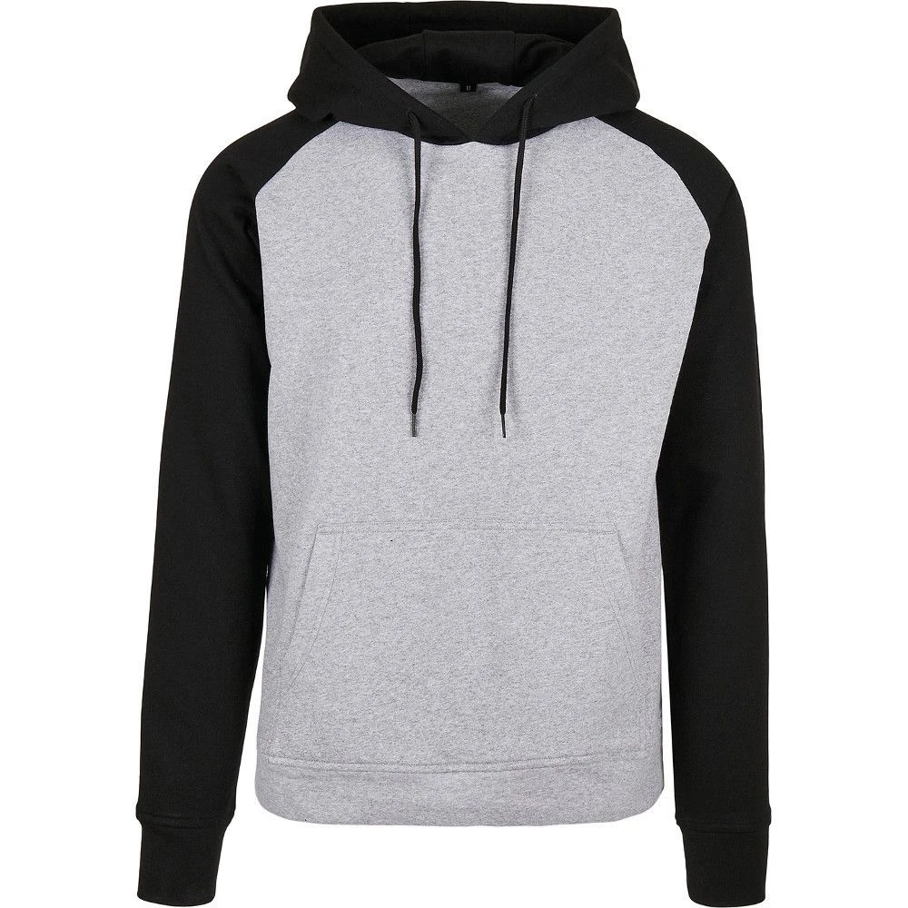 Cotton Addict Mens Basic Raglan Comfort Fit Sporty Hoodie 6 Cotton Addict Mens Basic Raglan Comfort Fit Sporty Hoodie - Image 4