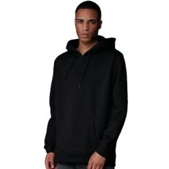 Cotton Addict Mens Basic Comfort Fit Oversized Hoodie