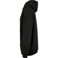 Cotton Addict Mens Basic Comfort Fit Oversized Hoodie -Sporty Tops Sales ctn151 blac 04