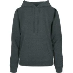 Cotton Addict Womens Basic Classic Comfort Fit Hoodie -Sporty Tops Sales ctn152 char 01