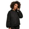 Cotton Addict Womens Organic Cotton Oversized Hoodie 2 Cotton Addict Womens Organic Cotton Oversized Hoodie -Sporty Tops Sales ctn162 blac 01