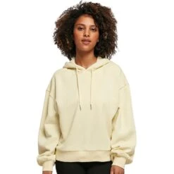 Cotton Addict Womens Organic Cotton Oversized Hoodie -Sporty Tops Sales ctn162 soye 01 1
