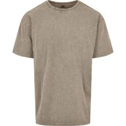 Cotton Addict Mens Acid Washed Heavy Oversized T Shirt -Sporty Tops Sales ctn164 dkha 02