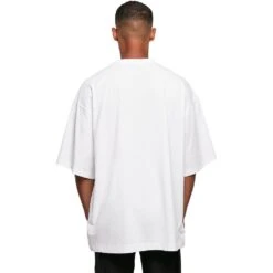 Cotton Addict Mens Cotton Huge Oversized Round Neck T Shirt -Sporty Tops Sales ctn168 whit 02