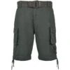 Cotton Addict Mens Cotton Savage Vintage Cargo Shorts -Sporty Tops Sales ctn177 anth 01