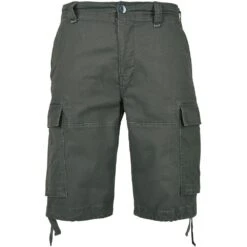Cotton Addict Mens Cotton Vintage Cargo Shorts