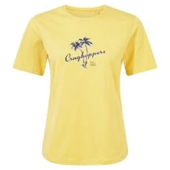 Craghoppers Womens Ally Scoop Neck Short Sleeve T Shirt -Sporty Tops Sales cwt1321 f2a 03