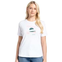 Craghoppers Womens Ally Scoop Neck Short Sleeve T Shirt -Sporty Tops Sales cwt1321 i3z 01
