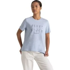 Craghoppers Womens Malibo Short Sleeve Graphic T Shirt -Sporty Tops Sales cwt1343 f00 01