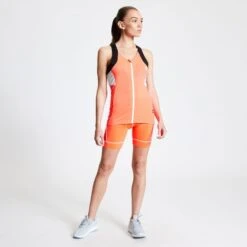 Dare 2b Womens Regale Wicking Full Zip Cycling Vest Top -Sporty Tops Sales dab050 374 03