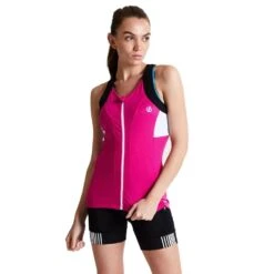 Dare 2b Womens Regale Wicking Full Zip Cycling Vest Top -Sporty Tops Sales dab050 i4r 01