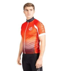 Dare 2b Mens AEP Virtuosity Full Zip Short Sleeve Jersey Top -Sporty Tops Sales dmt572 tfj 01 1